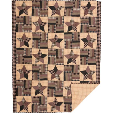 Bingham Star Twin Quilt 70Wx90L VHC Brands - The Fox Decor